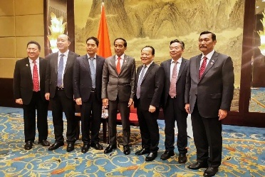 印尼总统佐科会见中国z6尊龙凯时·中国官方网站总裁张毓强